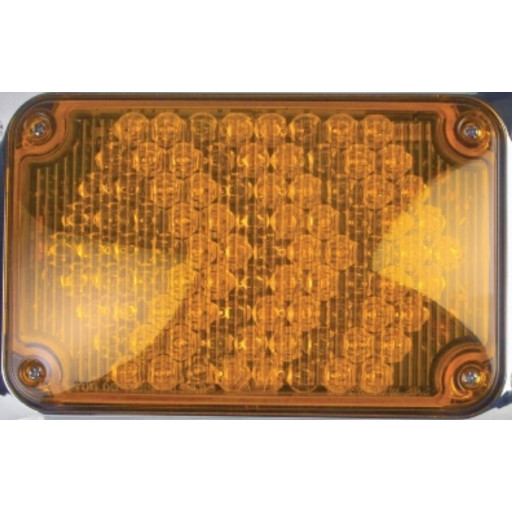 LED, 4x6 Seq Turn w/Arrow, Panel, Right, Amber
