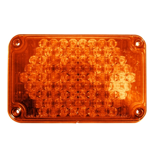 LED, 4x6 Warning, Panel, Amber
