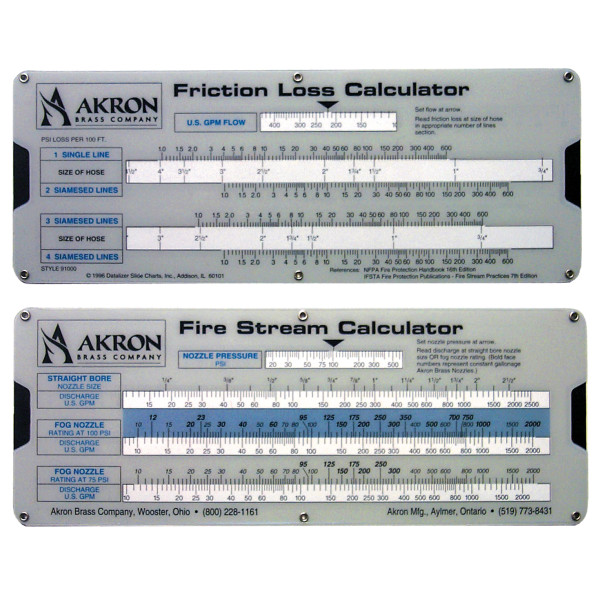 Fire Stream/Friction Loss Calculator