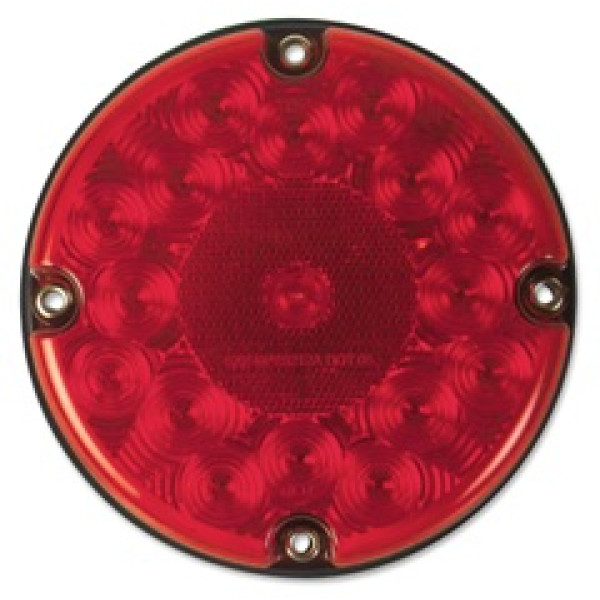 7" LED Stop & Tail w/Reflex, RED